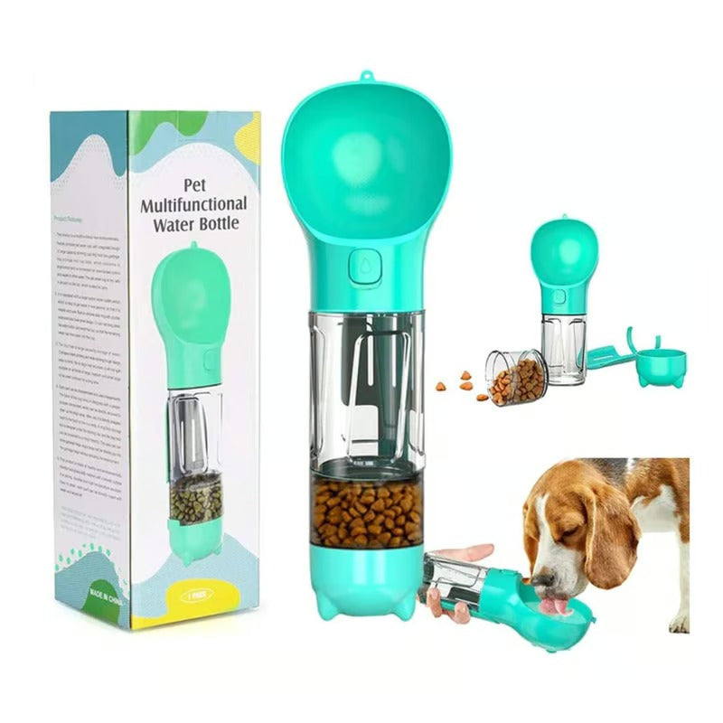 BOTELLA 4 EN 1 MULTIFUNCIONAL PARA MASCOTAS