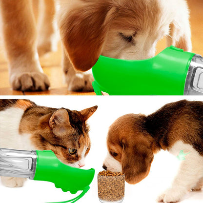BOTELLA 4 EN 1 MULTIFUNCIONAL PARA MASCOTAS
