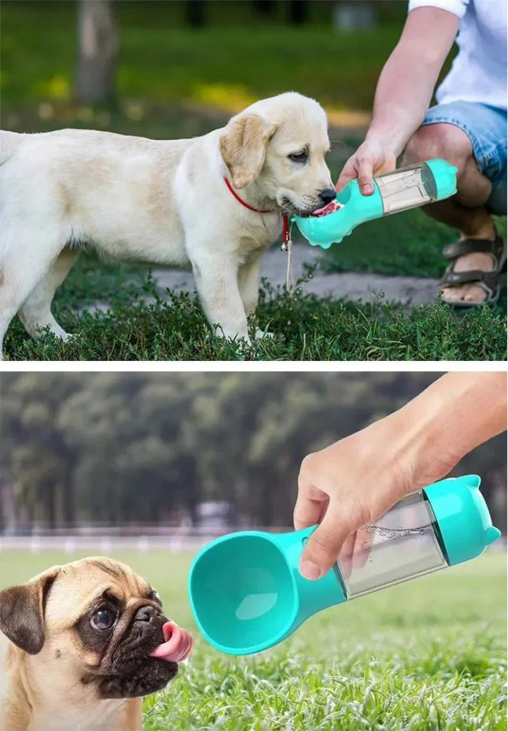 BOTELLA 4 EN 1 MULTIFUNCIONAL PARA MASCOTAS