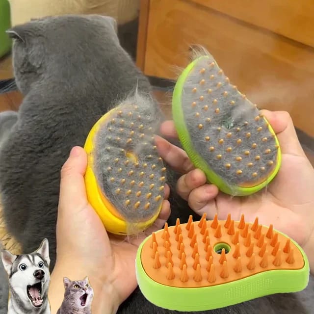 CEPILLO DE VAPOR 3 EN 1 PARA MASCOTAS