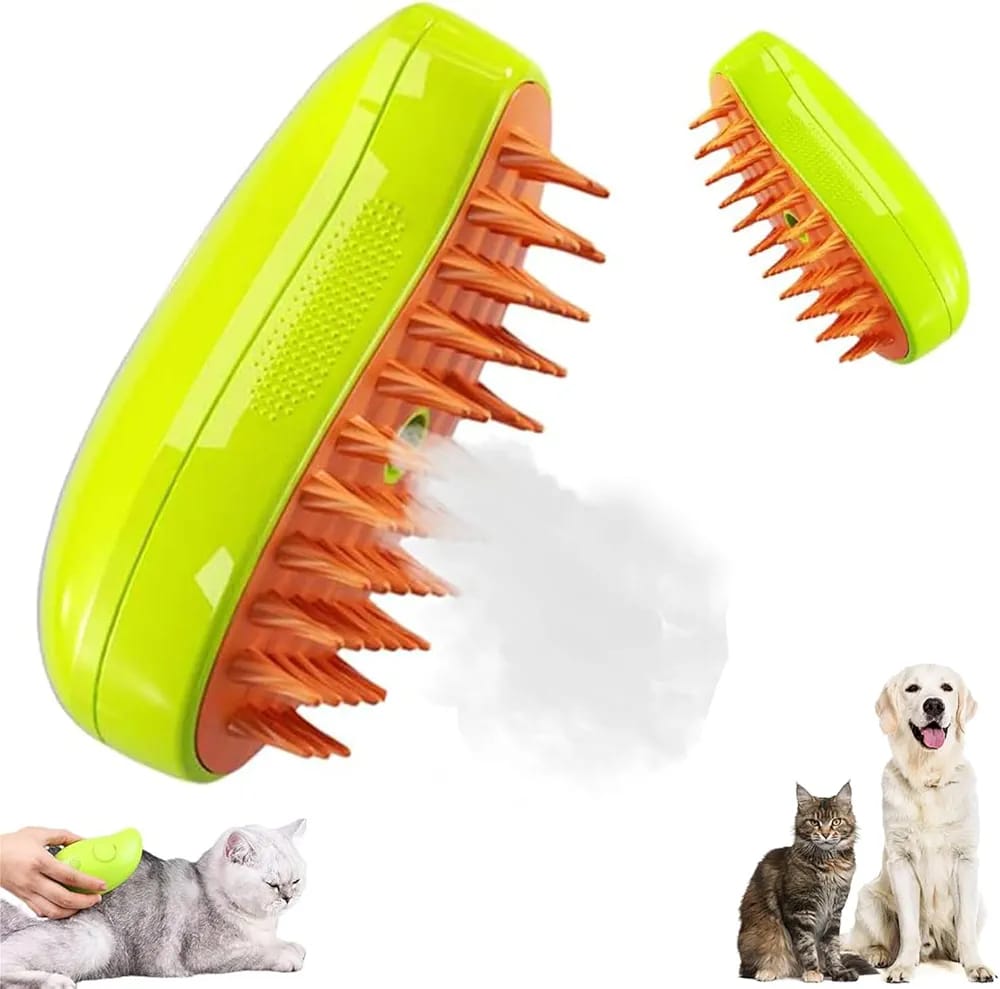 CEPILLO DE VAPOR 3 EN 1 PARA MASCOTAS