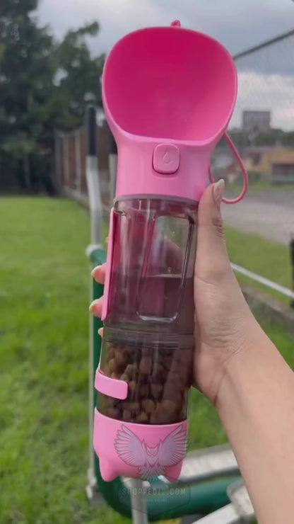 BOTELLA 4 EN 1 MULTIFUNCIONAL PARA MASCOTAS
